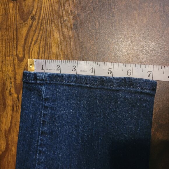Vtg Levi's Jeans Size 12 Classic Demi Curve Mid Rise Dark Wash Stretch Denim Y2K - Picture 10 of 11